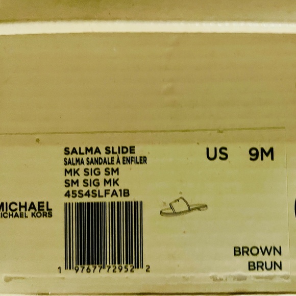 Brand New Michael Kors Signature Logo Salma Slide - Picture 5 of 6